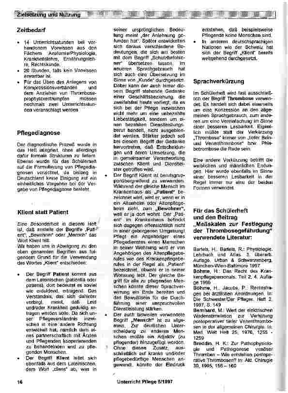 Vorschauseite 3: Zielsetzung und Nutzung des Schülerheftes