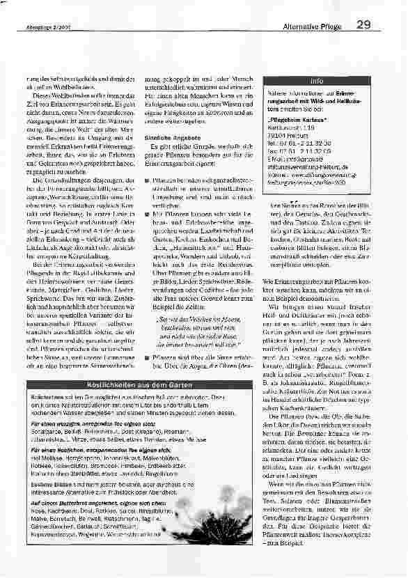 Vorschauseite 2: Quelle der Erinnerung