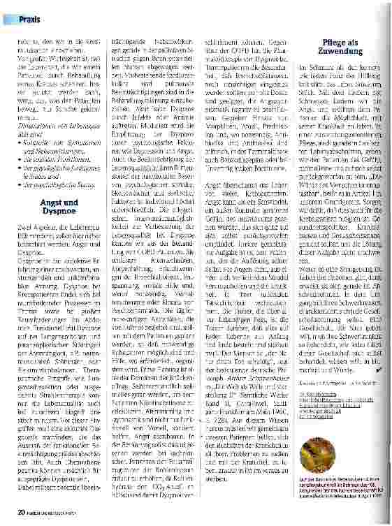 Vorschauseite 2: Palliation als Therapieziel?