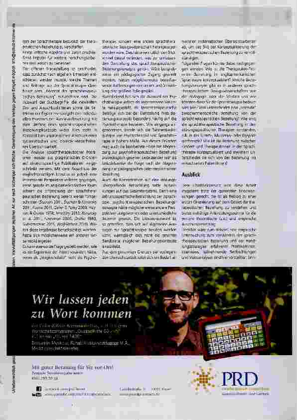 Vorschauseite 6: Die therapeutische Beziehung in der Sprachtherapie