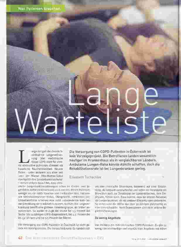 Vorschauseite 1: Lange Warteliste