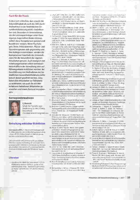 Vorschauseite 6: „Work Ability Index und Selbstwirksamkeitserwartung