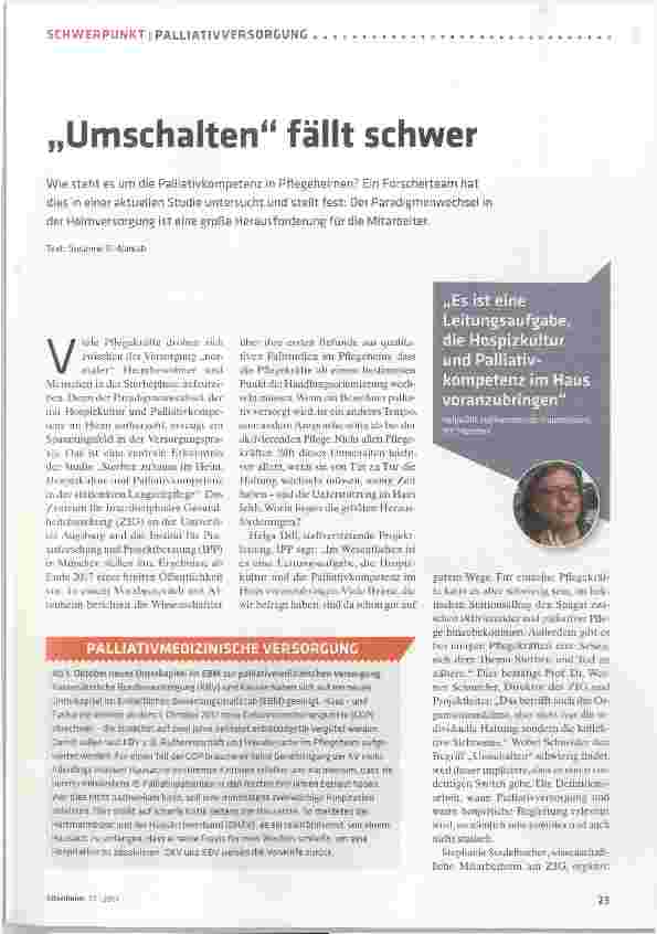 Vorschauseite 1: „Umschalten“ fällt schwer