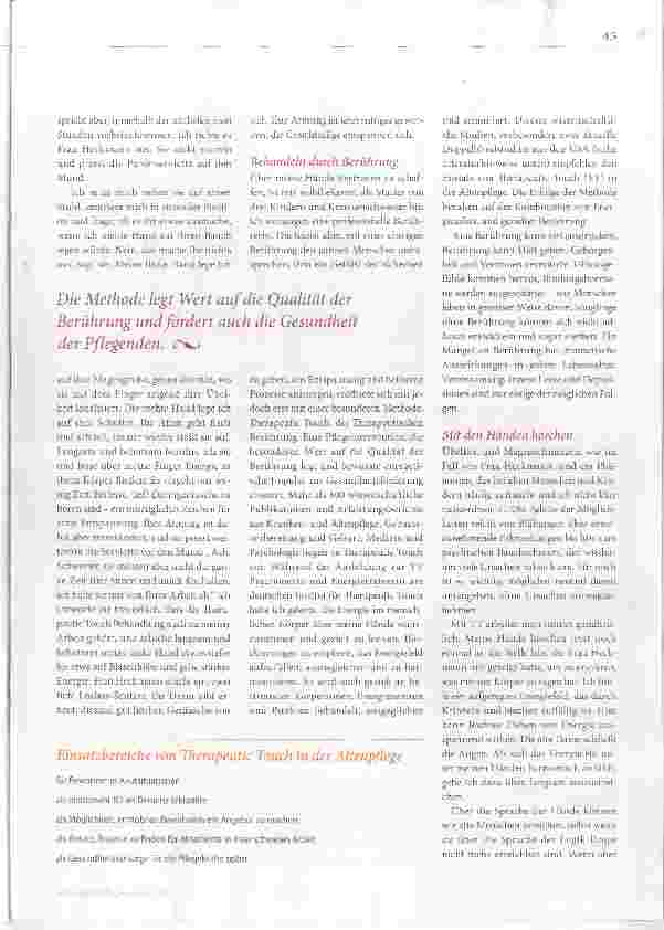 Vorschauseite 2: Berühren, spüren, heilen