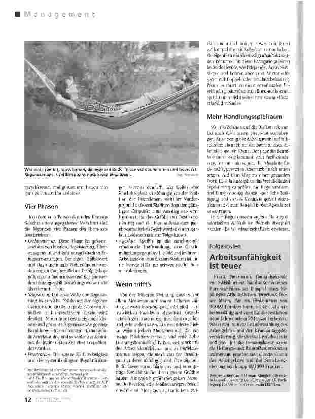 Vorschauseite 3: Dem Herzinfarkt der Seele vorbeugen
