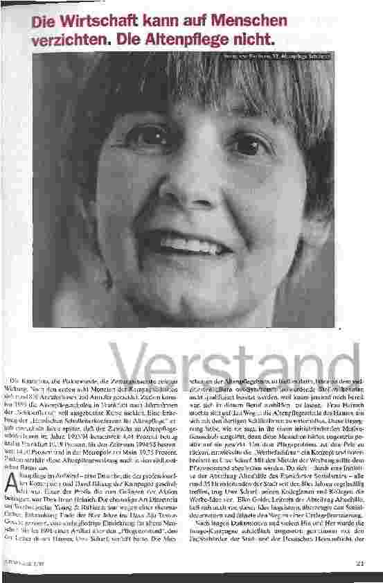 Vorschauseite 4: Altenpflege, der Beruf in dem jeder Tag zählt