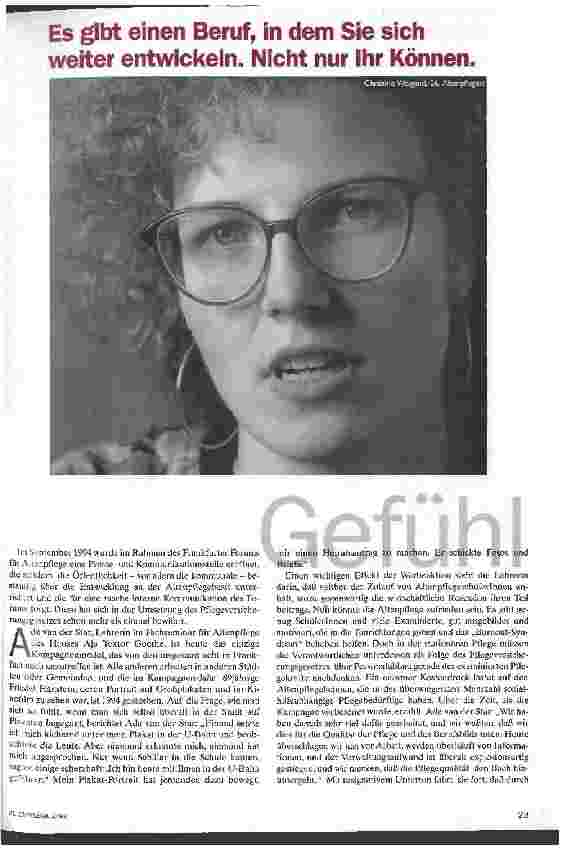Vorschauseite 6: Altenpflege, der Beruf in dem jeder Tag zählt