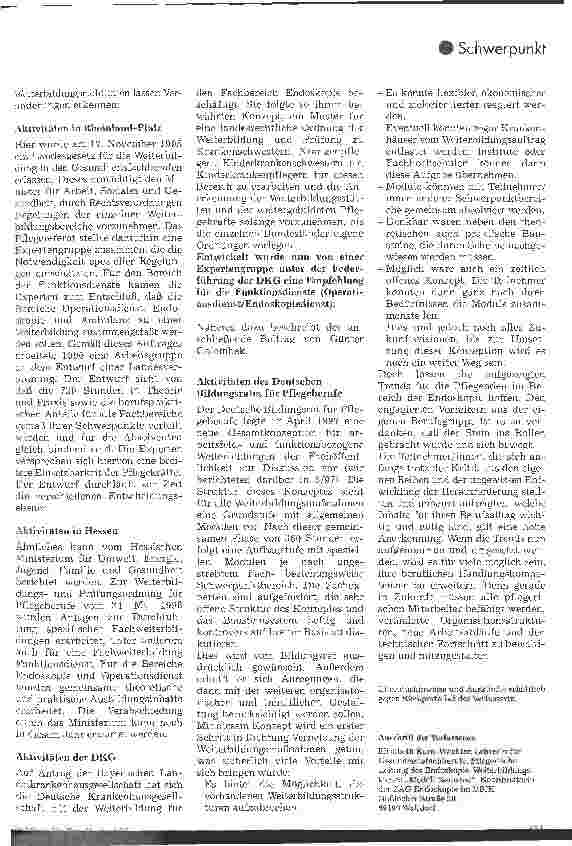 Vorschauseite 5: Fortund Weiterbildung in der Endoskopie Aktuelle Situation und Trends