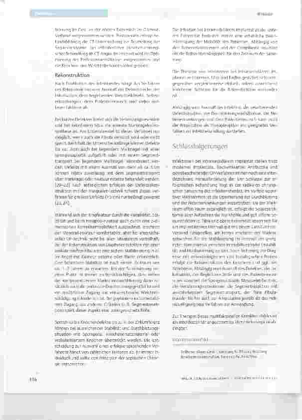 Vorschauseite 3: Infekt bei intramedullärem Implantat