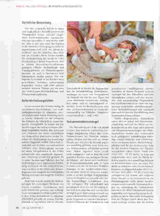 Vorschauseite 2: Befunderhebungsund Dokumentationspflichten in der Frühchenvorsorge