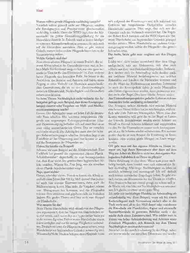 Vorschauseite 3: Wir können die Welt nicht ändern, unsere Grundhaltung schon