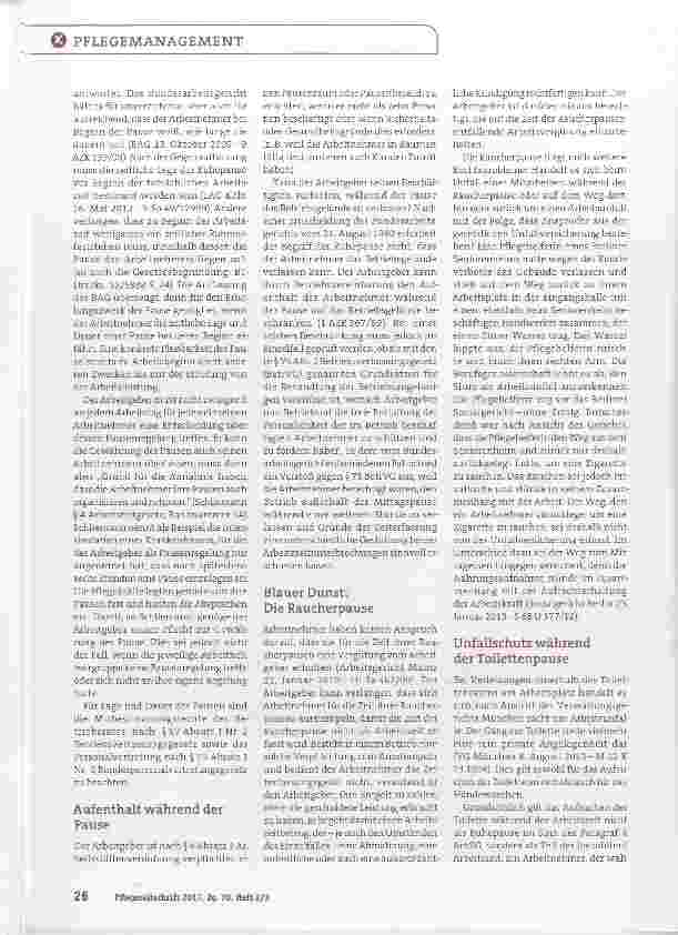 Vorschauseite 2: Die Ruhepause im Arbeitsrecht