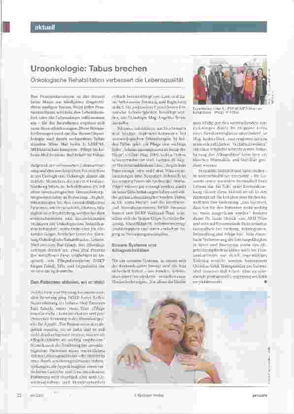 Vorschauseite 1: Uroonkologie: Tabus brechen