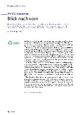Vorschauseite 1: DVKC-Kolumne Blick nach vorn