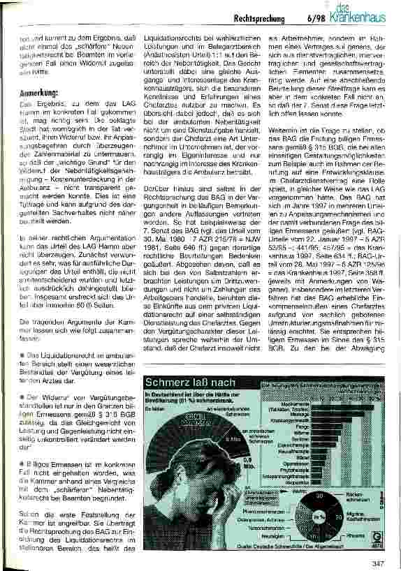 Vorschauseite 2: Rechtsprechung: Nebentätigkeitsrecht