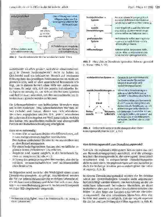 Vorschauseite 4: Gemeindeorientierte Hilfen in der Behindertenarbeit - auf Basis des Normalisierungsprinzips