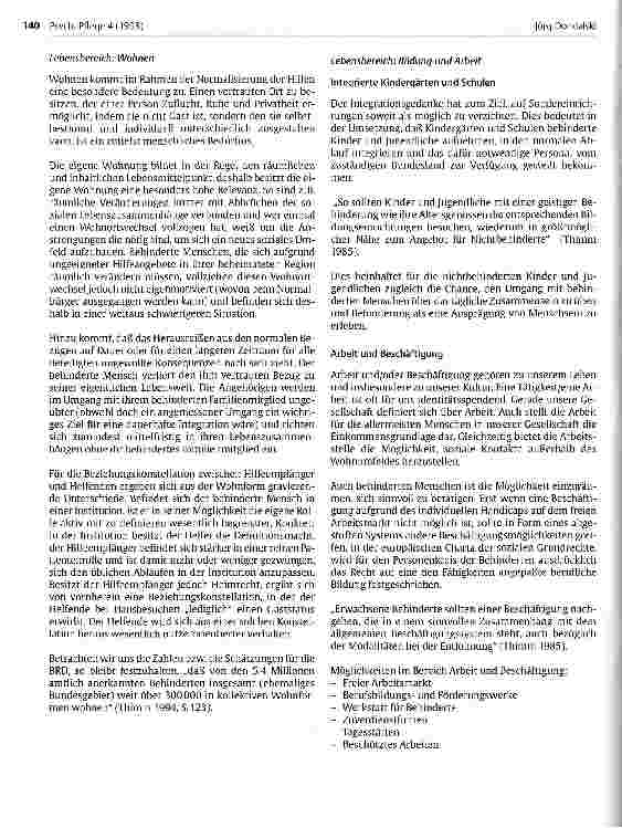 Vorschauseite 5: Gemeindeorientierte Hilfen in der Behindertenarbeit - auf Basis des Normalisierungsprinzips