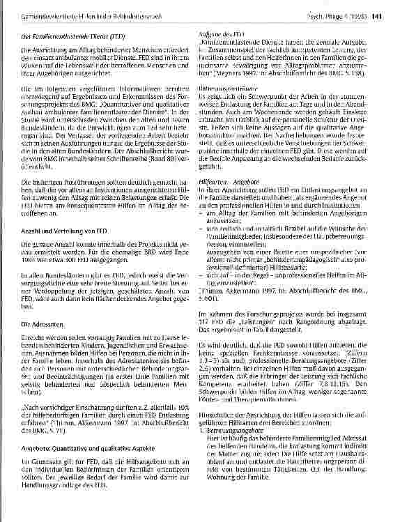Vorschauseite 6: Gemeindeorientierte Hilfen in der Behindertenarbeit - auf Basis des Normalisierungsprinzips