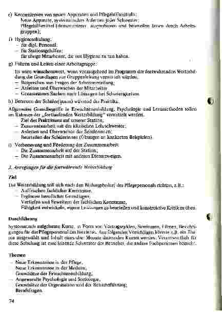 Vorschauseite 5: Innerbetriebliche Schulung für das Pflegepersonal II.Teil