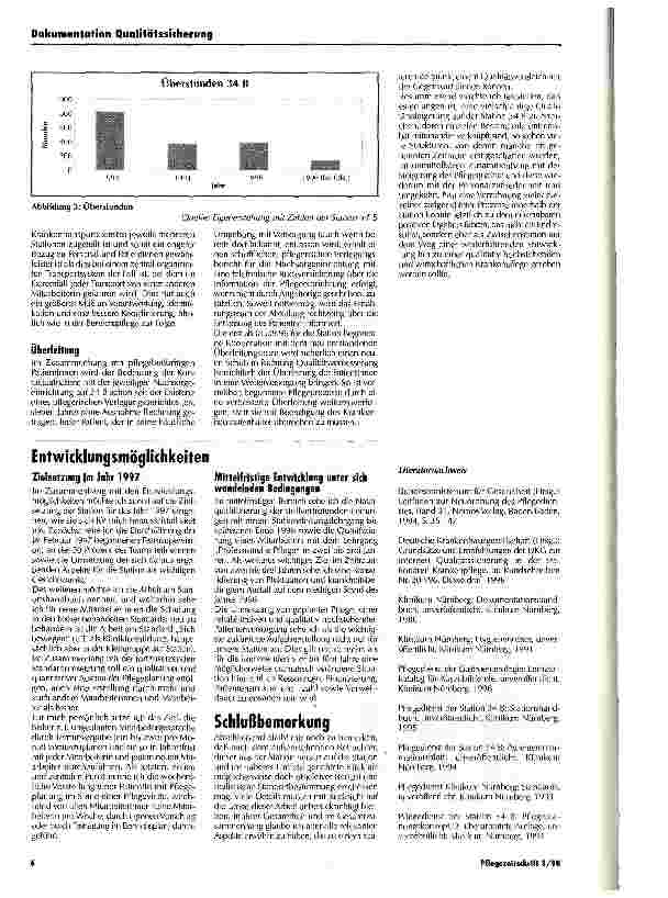 Vorschauseite 5: Qualitätssicherungsbericht der Station 34 B am Klinikum Nürnberg