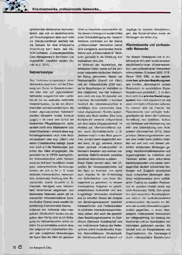 Vorschauseite 3: Klientnetzwerke, professionelle Netzwerke und Integrationsnetzwerke in ihrer Bedeutung für die Pflegeberatung