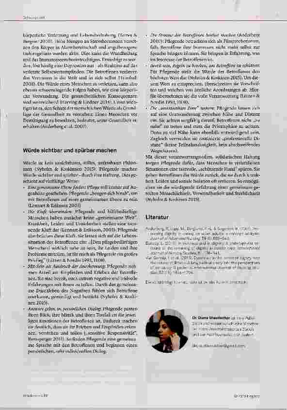 Vorschauseite 3: Eine würdigende Haltung