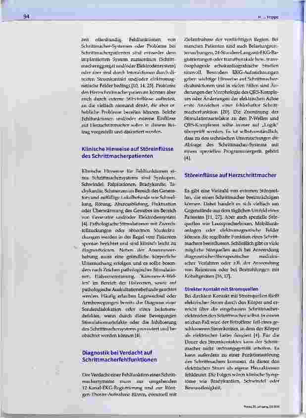 Vorschauseite 2: Störeinflüsse auf Herzschrittmacher: Was muss die Intensivmedizin berücksichtigen?