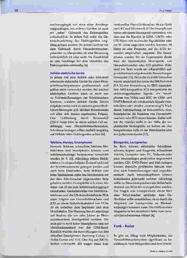 Vorschauseite 6: Störeinflüsse auf Herzschrittmacher: Was muss die Intensivmedizin berücksichtigen?