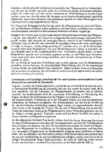 Vorschauseite 4: Drei Jahre Fortbildung für Angehörige des Pflegeberufes Bericht des Pflegereferates der Fachabteilung für das Gesundheitswesen