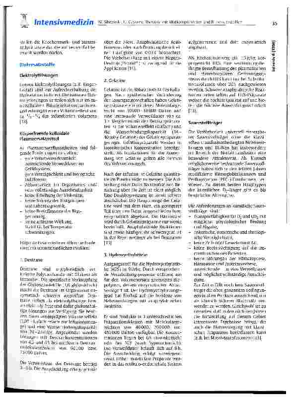 Vorschauseite 5: Therapie mit Blutkomponenten und Blutersatzstoffen