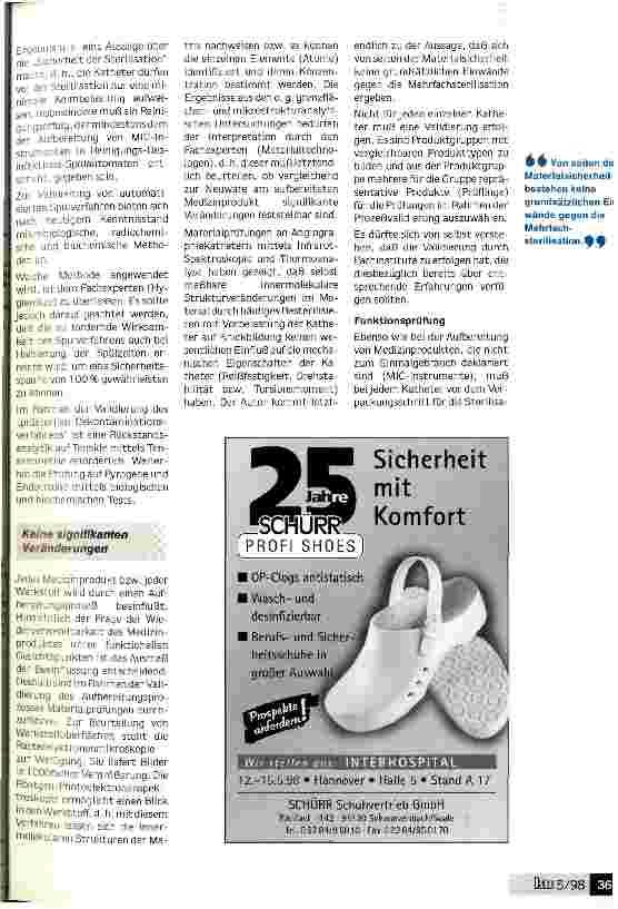 Vorschauseite 5: Aufbereitung ist zulässig, möglich und ökonomisch sinnvoll Anforderung an eine Wiederverwendung von Einmal-Kathetern