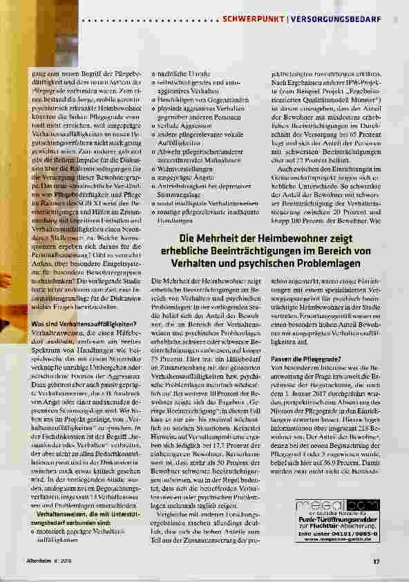 Vorschauseite 2: Neue Bedarfskonstellation