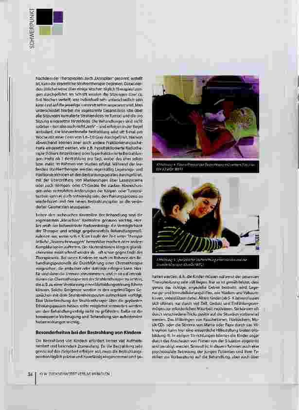 Vorschauseite 5: Maderne Strahlentherapie bei Krebserkrankungen im Kindesalter