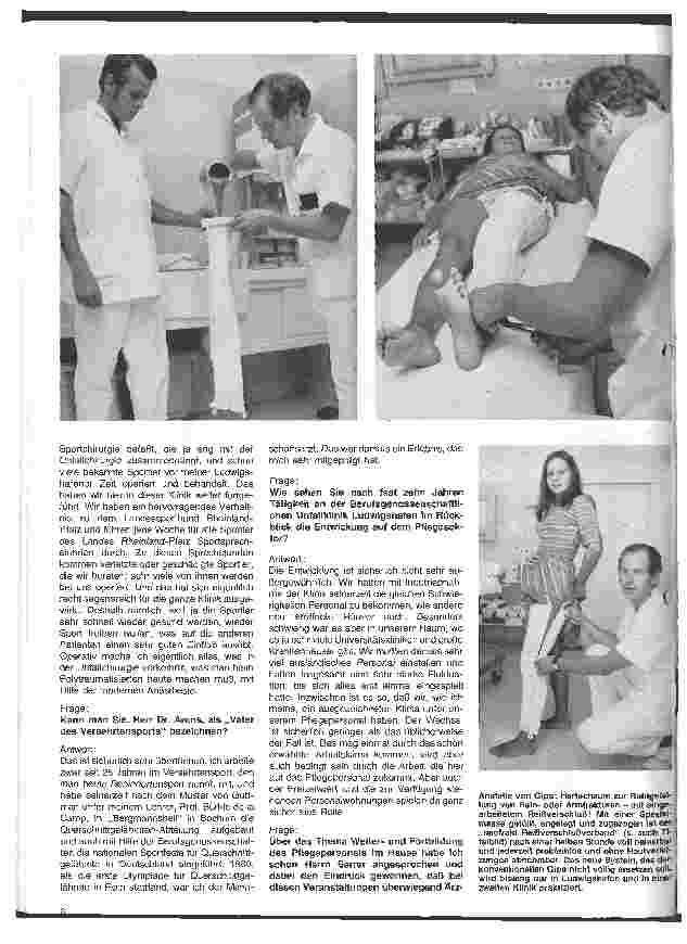 Vorschauseite 3: Die Berufsgenossenschaftliche Unfallklinik Ludwigshafen mit Spezialabteilung für schwere Verbrennungen Gespräch mit Dr. Arens Werner