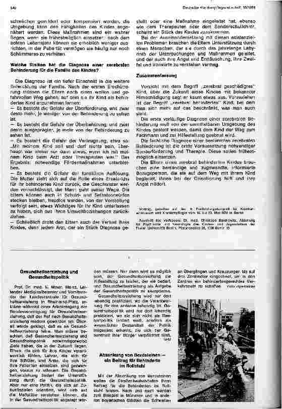Vorschauseite 2: Das zerebral geschädigte Kind