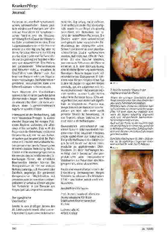 Vorschauseite 4: Therapie des Herpes genitalis