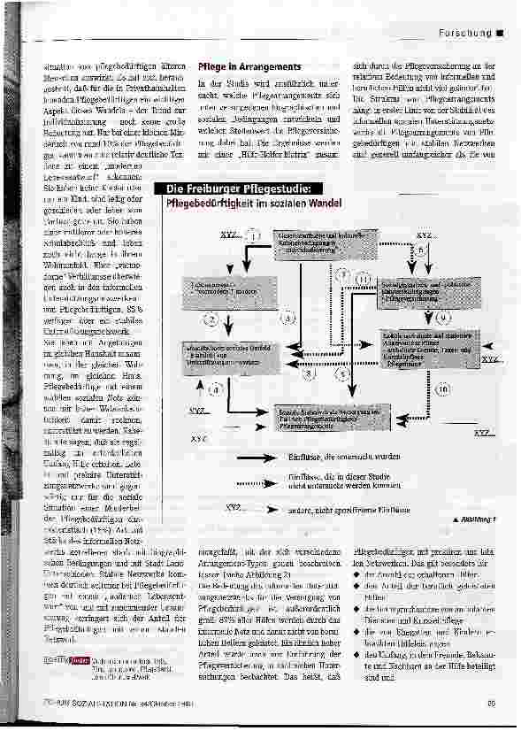 Vorschauseite 2: Der Pflegemix kommt Freiburger Pflegestudie