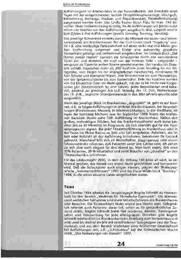 Vorschauseite 5: Kultur im Krankenhaus
