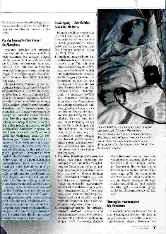 Vorschauseite 2: Lehrzeit für Patienten Patientenberatung