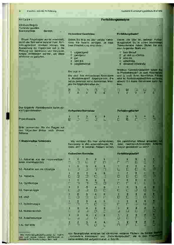 Vorschauseite 4: Innerbetriebliche Fortbildungfür KrankenschwesternZ-pf legerin Vierwochenseminaren (VS)am Klinikum Steglitz Berlin