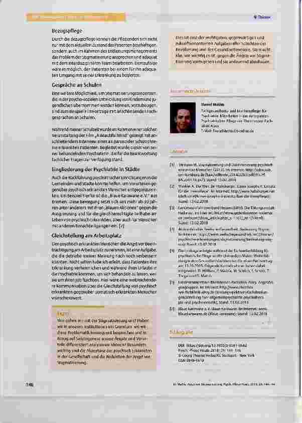Vorschauseite 3: Angst vor Stigmatisierung