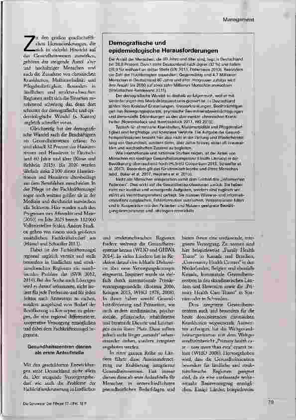 Vorschauseite 2: Gemeinsam eine gute Versorgung sichern