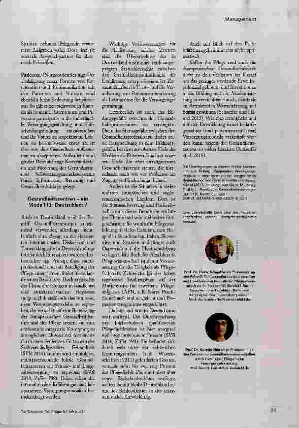 Vorschauseite 4: Gemeinsam eine gute Versorgung sichern