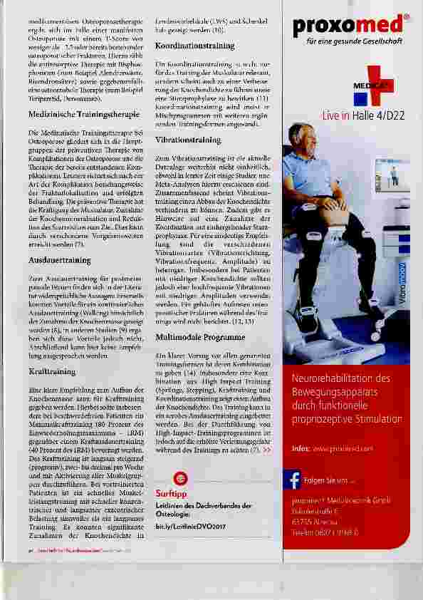 Vorschauseite 3: Osteoporose und Wirbelsäulenschmerz therapieren