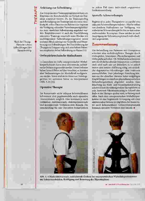 Vorschauseite 4: Osteoporose und Wirbelsäulenschmerz therapieren
