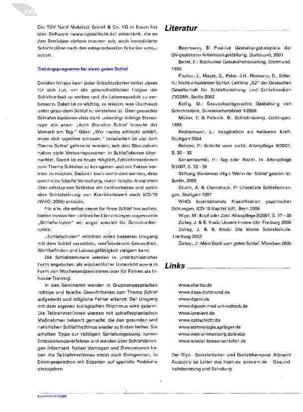 Vorschauseite 3: Schichtarbeit und Biorhythmus