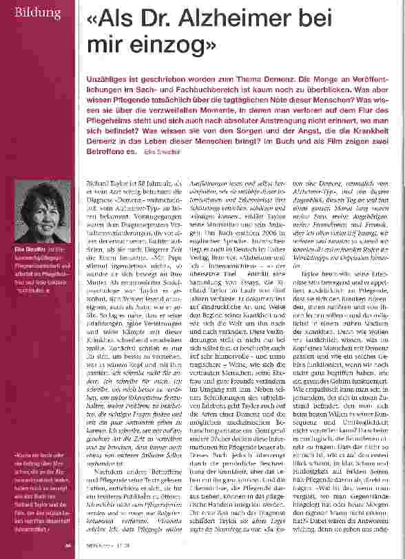 Vorschauseite 1: Als Dr. Alzheimer bei mir einzog