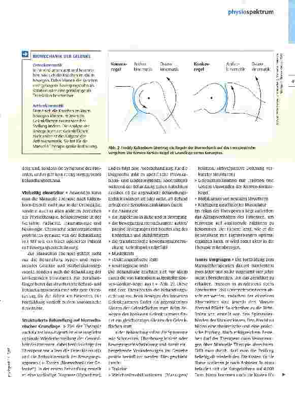 Vorschauseite 2: Rund um Arthro-und Osteokinematik