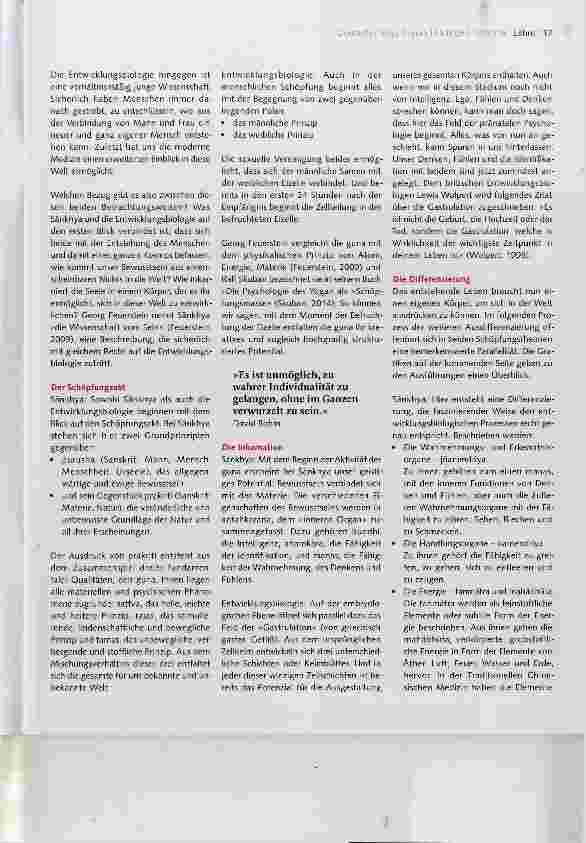 Vorschauseite 2: Integration des Lebens
