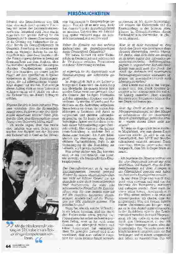 Vorschauseite 3: Ich bin ein pragmatischer Typ Interview mit Rektor Schrimpf Reto